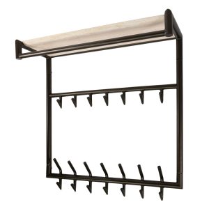 Giga Living Kapstok Terra – Travertin – 85x27x85cm Giga Living Kapstok Terra – Travertin – 85x27x85cm