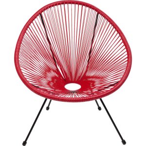 Kare Design Tuinfauteuil Acapulco rood Kare Design Tuinfauteuil Acapulco rood