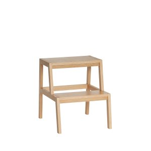 Hübsch kruk Alp – mdf/ fineer eiken/ eikenhout – 40x51xh47cm Hübsch kruk Alp – mdf/ fineer eiken/ eikenhout – 40x51xh47cm