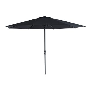 Garden Impressions stokparasol Lotus zwart – Ø300 cm
