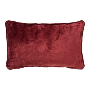 CHLOE | sierkussen 30×50 cm | Merlot | rood | Hoii | met duurzame kuss