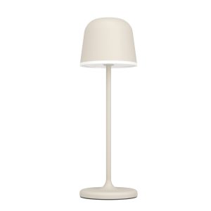EGLO tafellamp Mannera – aanraakdimmer – draadloos – 34cm – zandkleur EGLO tafellamp Mannera – aanraakdimmer – draadloos – 34cm – zandkleur