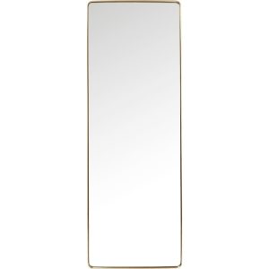 Kare Design Spiegel Curve rechthoekig 200x70cm messing