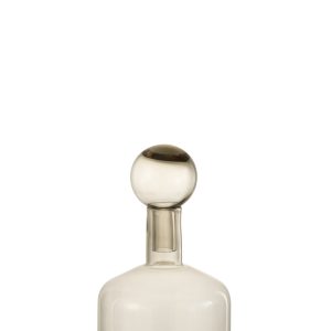 J-Line decoratie Fles Norma – glas – grijs – small J-Line decoratie Fles Norma – glas – grijs – small