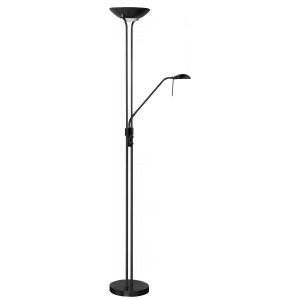 Highlight vloerlamp New – 2 lichts – 25 x 180 cm – zwart