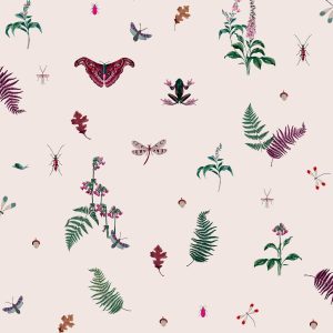 Joules Vliesbehang – Midnight Beasts Blush – 10mx52cm