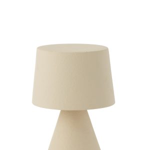 J-Line tafellamp Small Kap – keramiek – beige