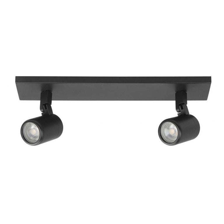 Highlight spot Rain - 2 lichts - 40 x 15 cm - zwart