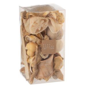 J-Line doos Gedroogde Noten – bamboe – naturel