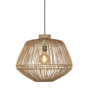GOOD&MOJO hanglamp Madagascar – bruin – Ø60cm GOOD&MOJO hanglamp Madagascar – bruin – Ø60cm
