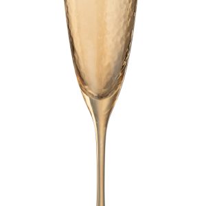 J-Line champagneglas – glas – goud J-Line champagneglas – glas – goud