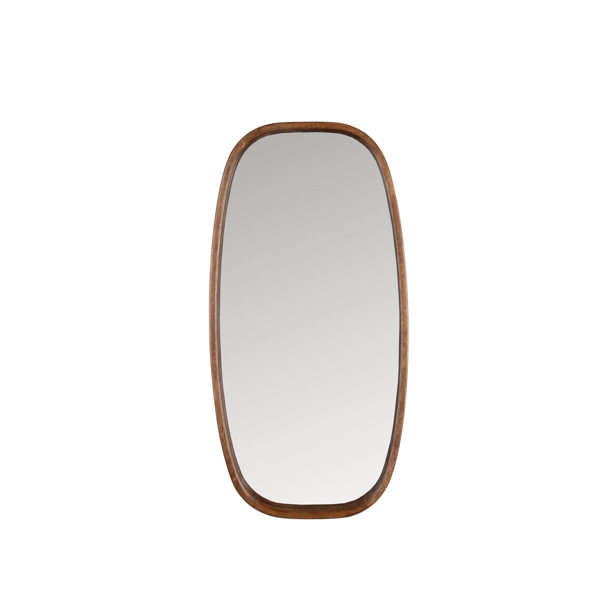 Housecraft Living Nyko Spiegel/ Wandspiegel Hout Bruin 80x40 cm (M) Br
