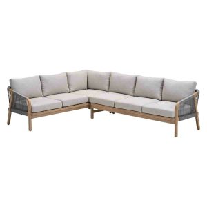 Garden Impressions lounge dining set Alora grey sand – 2-delig links Garden Impressions lounge dining set Alora grey sand – 2-delig links