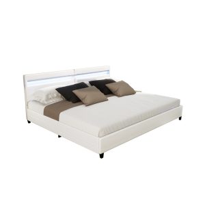 Home Deluxe LED-bed NUBE Wit Home Deluxe LED-bed NUBE Wit