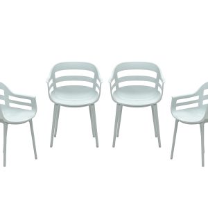 Garden Impressions Ceasar tuinstoelen set van 4 olijf