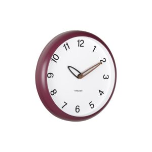 Karlsson wandklok Bella – paars – 4.2x30x30cm Karlsson wandklok Bella – paars – 4.2x30x30cm