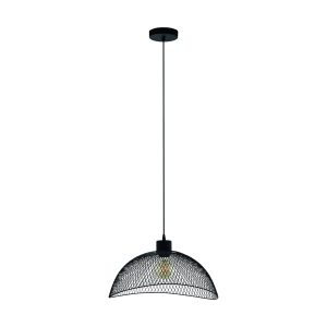 EGLO hanglamp Pompeya – e27 – ø 44 cm – zwart EGLO hanglamp Pompeya – e27 – ø 44 cm – zwart