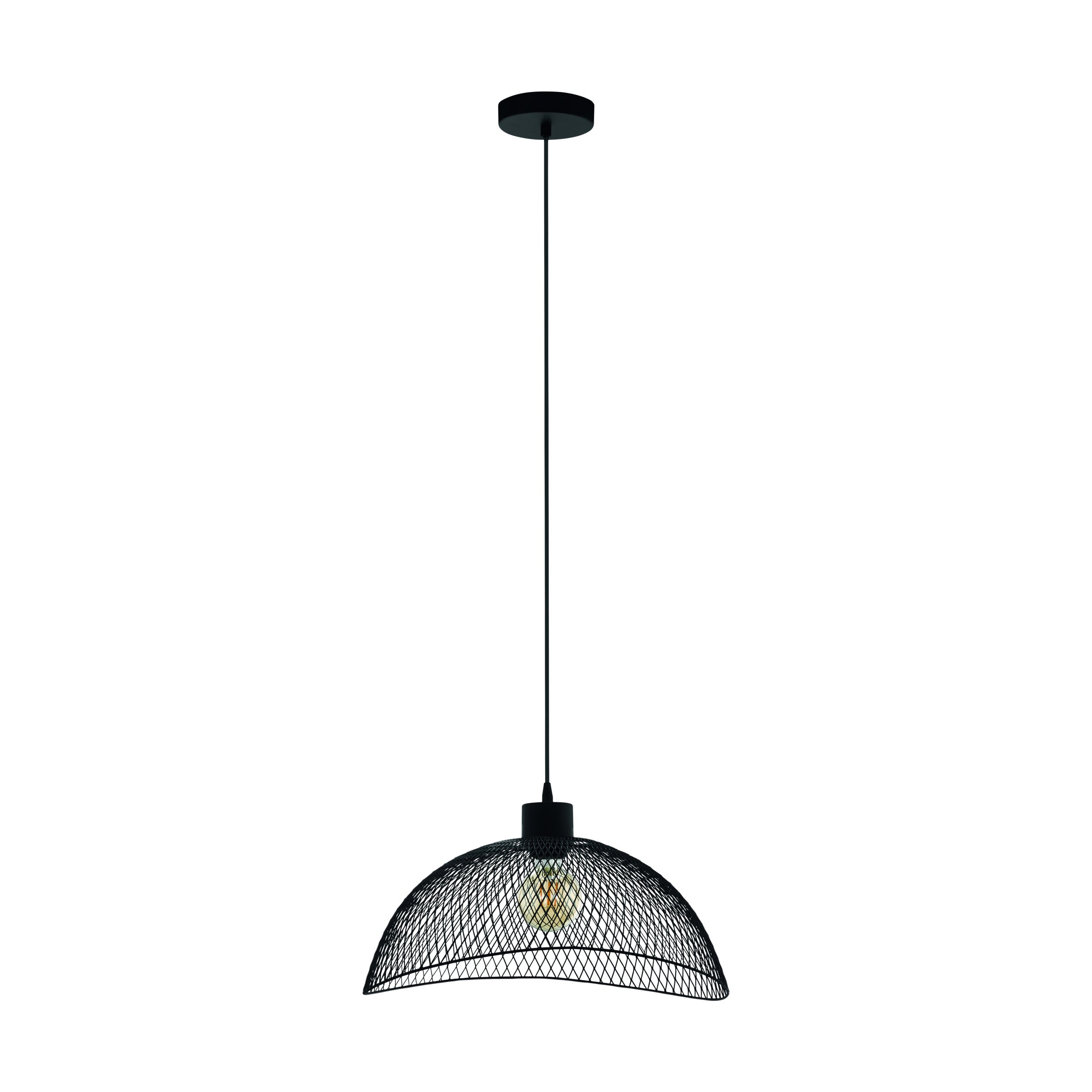 EGLO hanglamp Pompeya - e27 - ø 44 cm - zwart