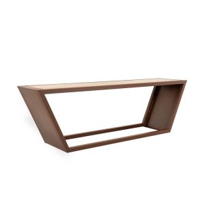 HOME DELUXE Stalen zitset KOBON Bruin – Made in Germany – 1 x tafel HOME DELUXE Stalen zitset KOBON Bruin – Made in Germany – 1 x tafel
