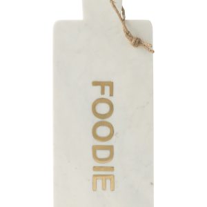 J-Line snijplank Rechthoekig Foodie Marmer – steen – wit J-Line snijplank Rechthoekig Foodie Marmer – steen – wit