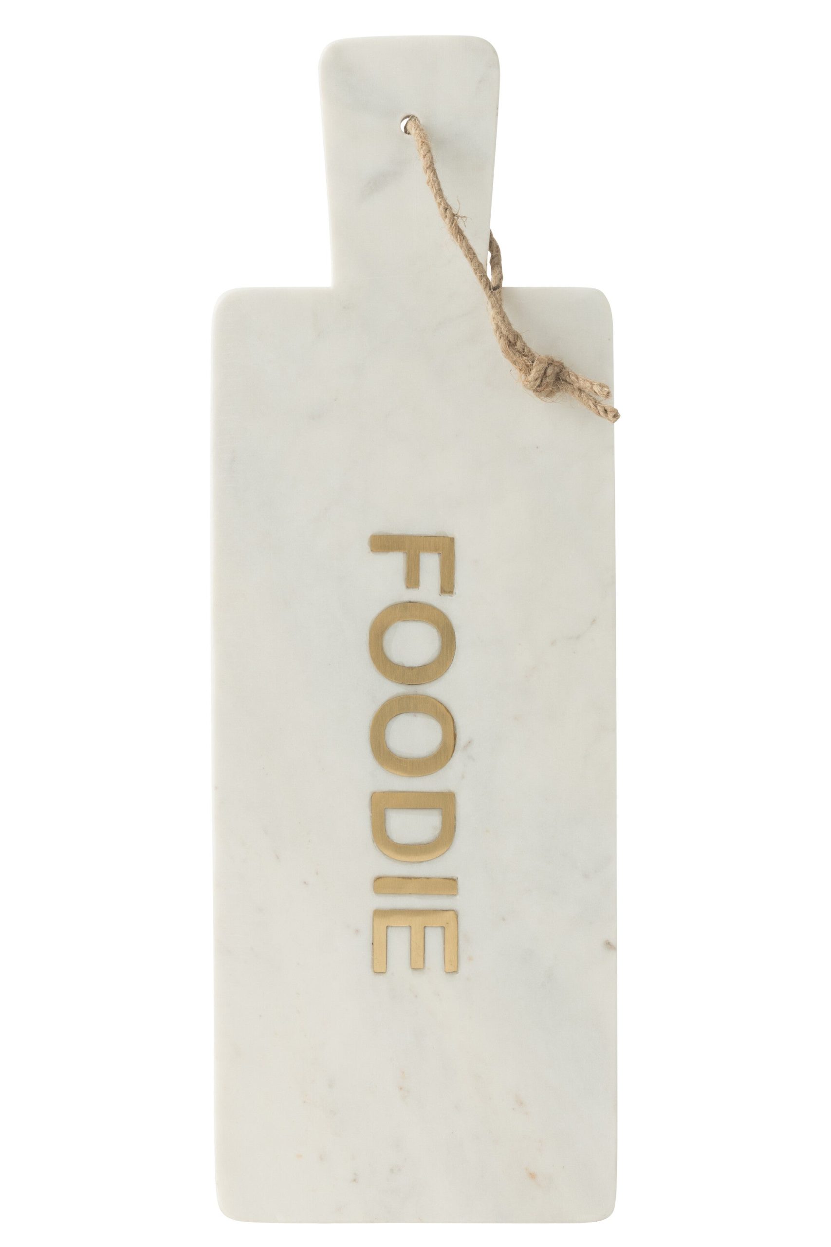 J-Line snijplank Rechthoekig Foodie Marmer - steen - wit