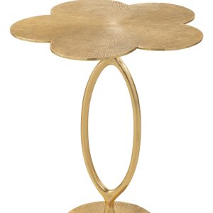 J-Line bijzettafel Tiana – aluminium – goud