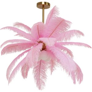 Kare Design Hanglamp veren roze Kare Design Hanglamp veren roze