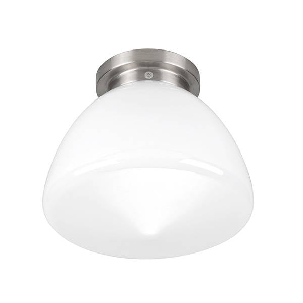 Highlight plafondlamp Deco - 1 lichts - 24.5 x 23 cm - mat-chroom wit