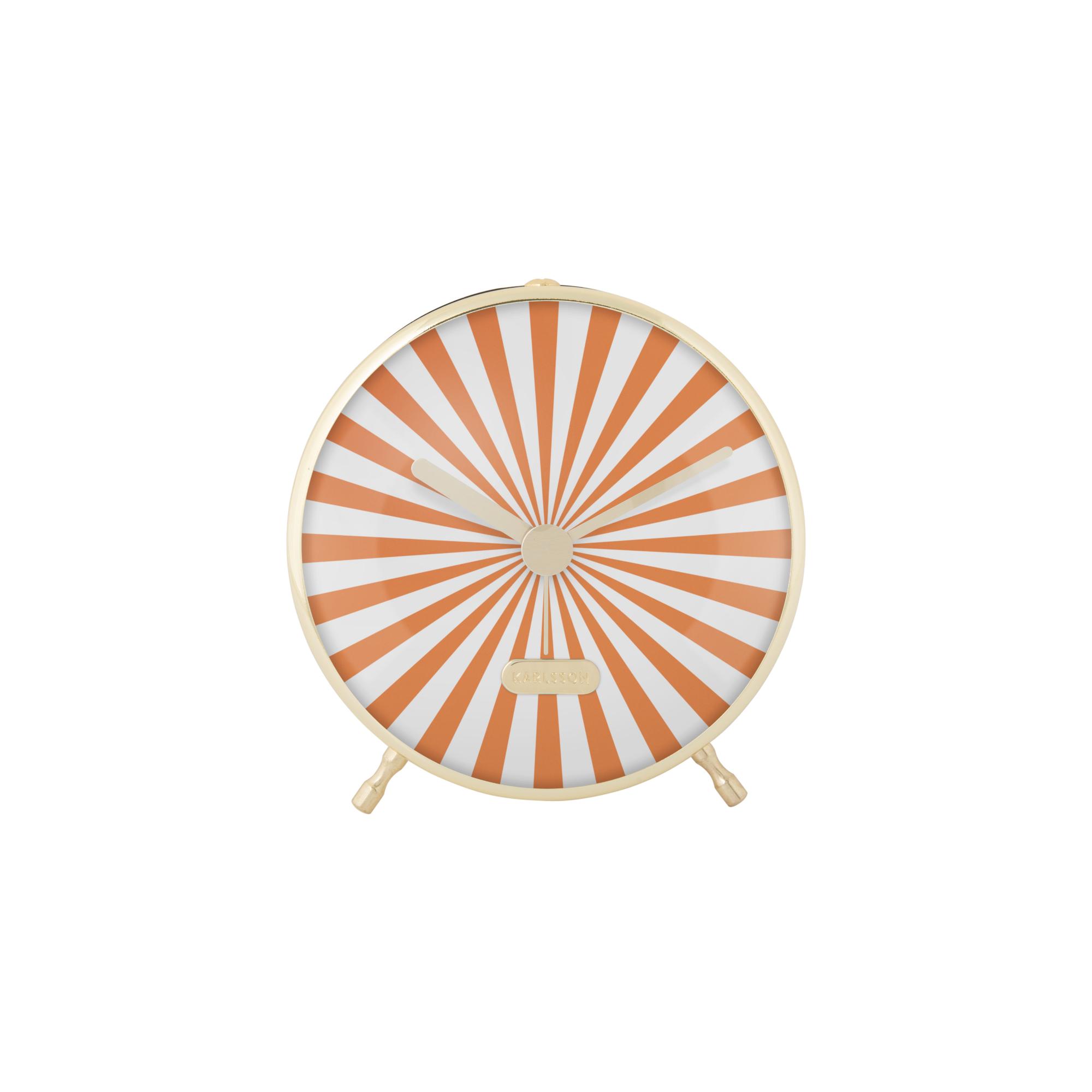 Karlsson wekker Candy Swirl - oranje - 12.5x3.7x12.5cm - Vaderdag - Va