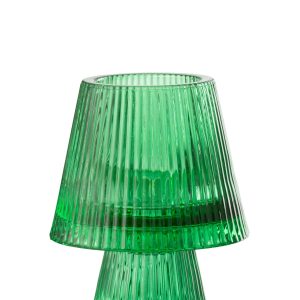 J-Line theelichthouder Hoed – glas – groen