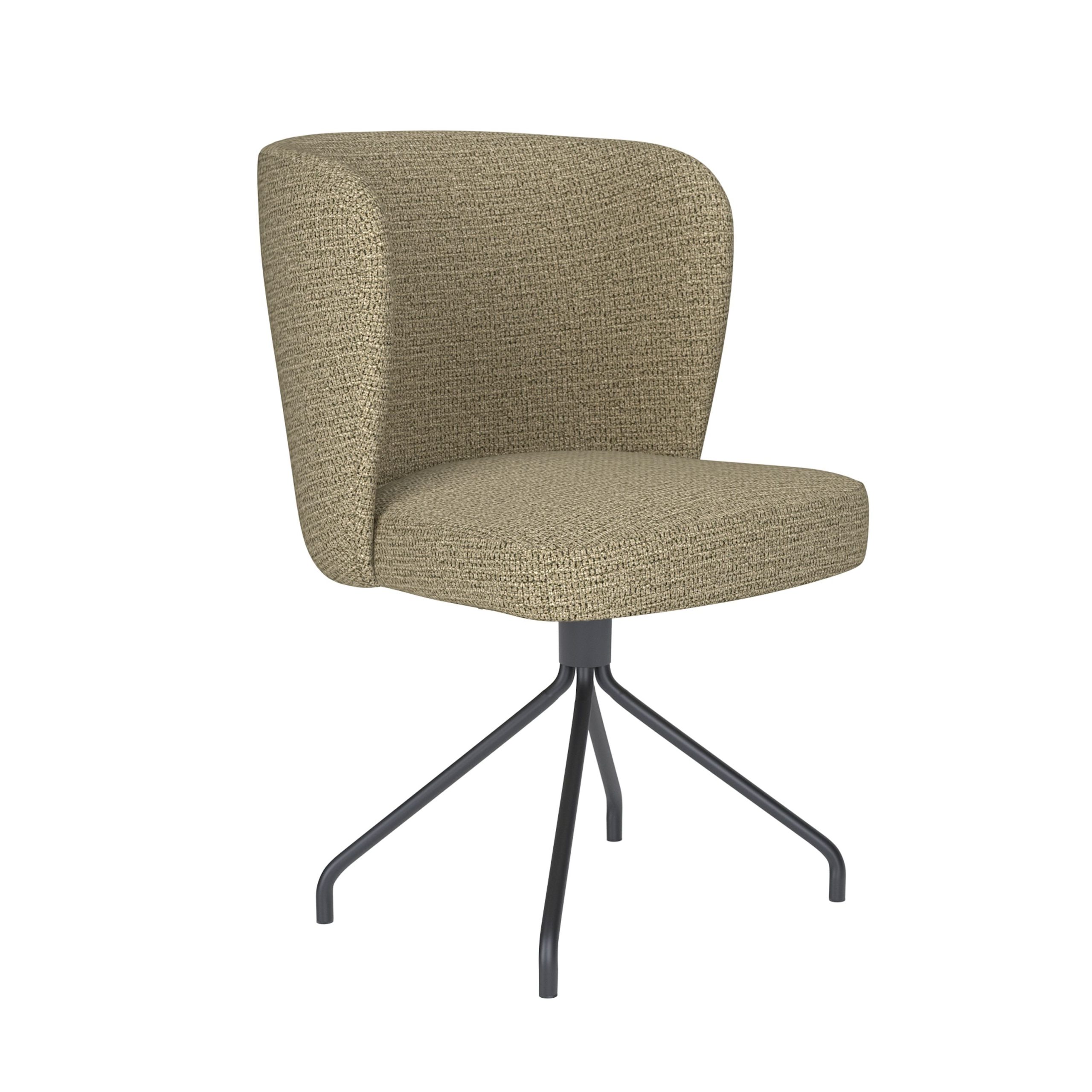Housecraft Living Stan Eetkamerstoel Draaibaar Metaal Spider Pistache