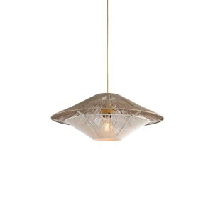GOOD&MOJO hanglamp Lumbini – grijs – Ø50cm GOOD&MOJO hanglamp Lumbini – grijs – Ø50cm