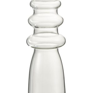 J-Line vaas Luna – glas – transparant – large – 21 cm hoog J-Line vaas Luna – glas – transparant – large – 21 cm hoog