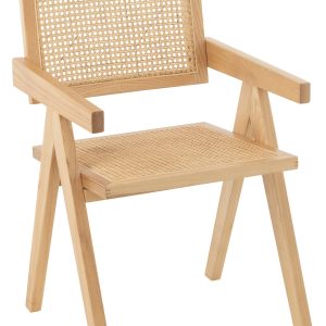 J-Line stoel Rooster – essenhout/rotan – naturel J-Line stoel Rooster – essenhout/rotan – naturel