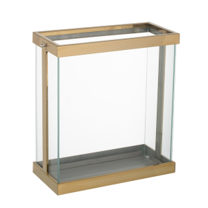 J-Line lantaarn Rechthoekig Enma – ijzr/glas – goud – small J-Line lantaarn Rechthoekig Enma – ijzr/glas – goud – small