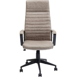 Kare Design Draaibare Bureaustoel Labora hoog taupe