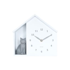 Karlsson wandklok Sitting Cat – wit – Ø24.9cm Karlsson wandklok Sitting Cat – wit – Ø24.9cm