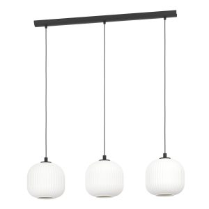 EGLO hanglamp Mantunalle – e27 – 120 cm – zwart