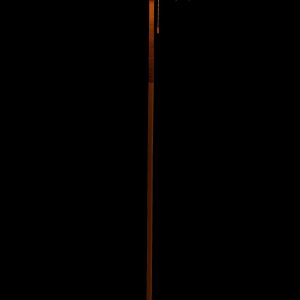 J-Line vloerlamp – metaal/rotan – wit/naturel