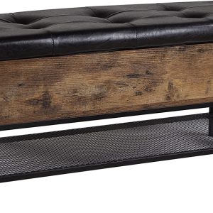 Furnilux Schoenenbank met opbergruimte Nexus – Bruin – 100x35x45 cm