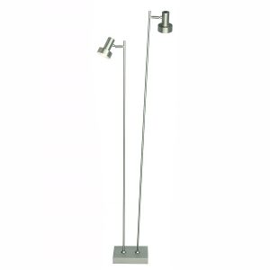 Freelight vloerlamp Lunata – 2 lichts – 20 x 140 cm – mat chroom Freelight vloerlamp Lunata – 2 lichts – 20 x 140 cm – mat chroom