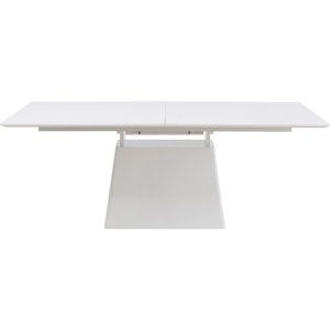 Kare Design Uitschuifbare eettafel Benvenuto rechthoek wit