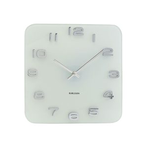 Karlsson wandklok Vintage – wit – 4.2x35x35cm