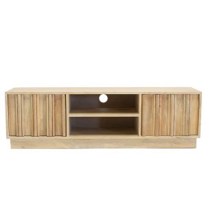 Giga Meubel Tv-meubel Nika – Mangohout – Naturel – 135x35x40cm