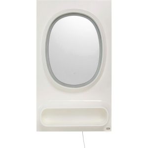 Kare Design Spiegel Aero LED 141x80cm wit