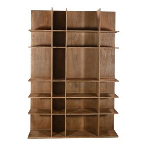 Giga Meubel Wandkast Lumo – Mangohout – Lichtbruin – 140x38x200cm Giga Meubel Wandkast Lumo – Mangohout – Lichtbruin – 140x38x200cm