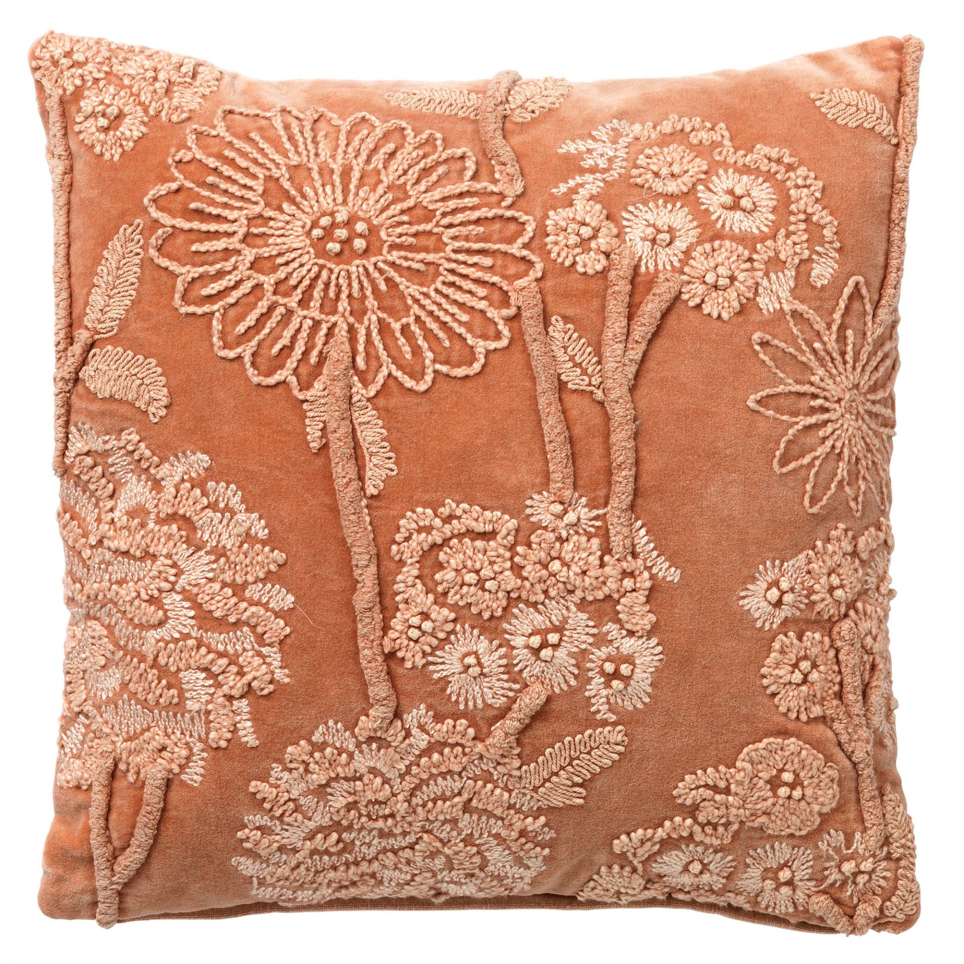 MARLENE | sierkussen 45x45 cm | Muted Clay | roze | Hoii | met duurzam