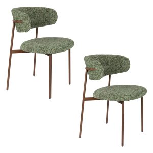 Housecraft Living Claes Eetkamerstoelen Groen – Set van 2 Housecraft Living Claes Eetkamerstoelen Groen – Set van 2