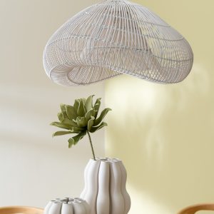 J-Line vaas Naos – keramiek – beige – small – Ø 23 cm