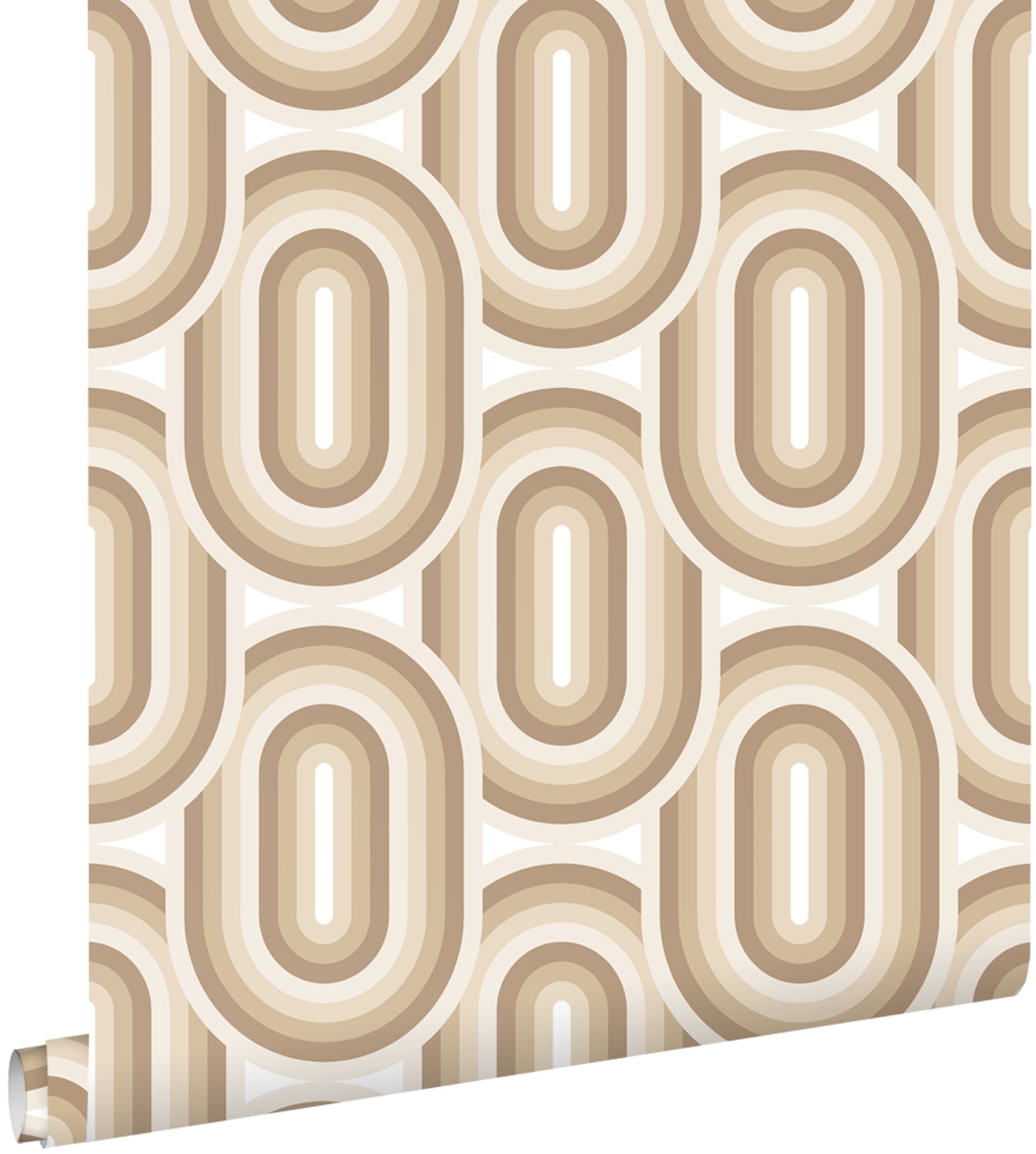 ESTAhome behang retro ornamenten beige en bruin - 53 cm x 10.05 m - 13